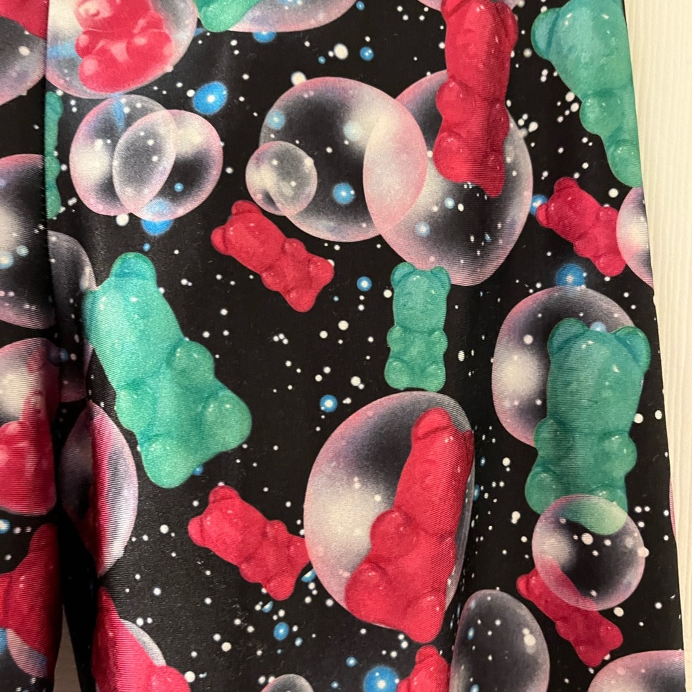 Zara Terez Candy Crush Leggings with Red and Green Accents